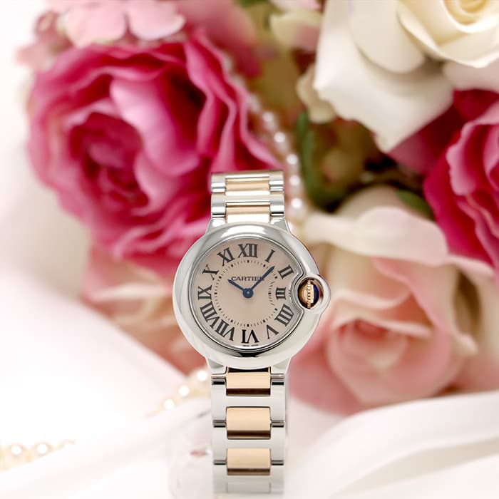 中古)CARTIER カルティエ バロンブルー SM W6920034（商品ID