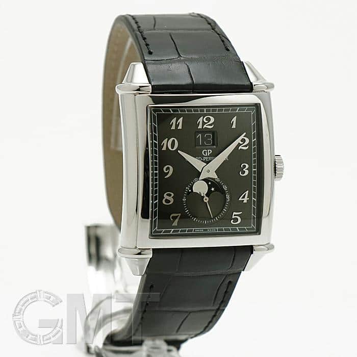 ジラール・ペルゴ GIRARD PERREGAUX 25882 ヴィンテージ1945 XXLラージ デイト ムーンフェイズ 自動巻き メンズ 箱付き_829001 中古)GIRARD PERREGAUX ジラール・ペルゴ ヴィンテージ1945 XXL ラージ