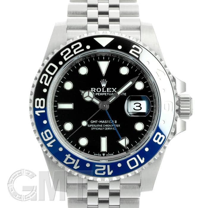 最安挑戦！ 中古)ROLEX ロレックス GMTマスター II 126710BLNR ブルー 時計