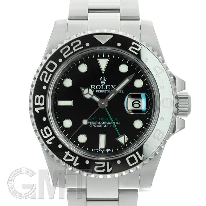 中古)ROLEX ロレックス GMTマスター II 116710LN スティックダイヤル 