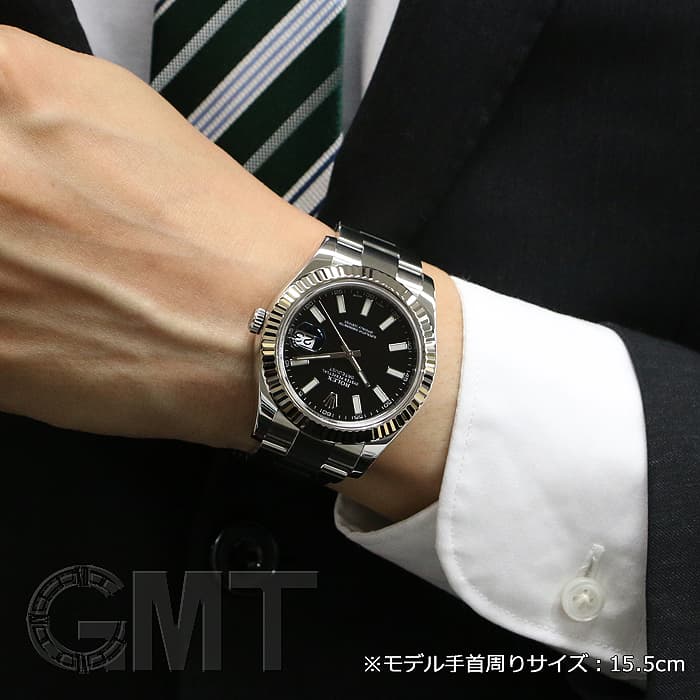 中古)ROLEX ロレックス デイトジャスト II 116334 ブラック（商品ID