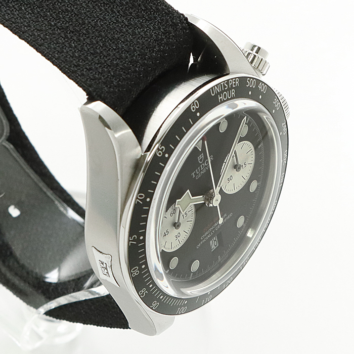 新品)TUDOR チューダー ブラックベイ ブラック ファブリックストラップ