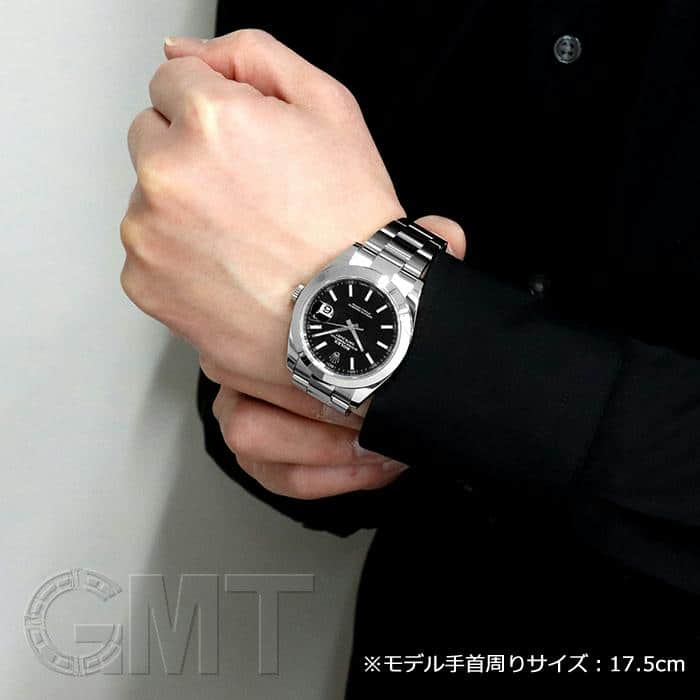 中古)ROLEX ロレックス デイトジャスト 41 126300 ブラック オイスター
