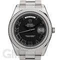 ROLEX ロレックス デイデイトII 218239 ブラック ローマ