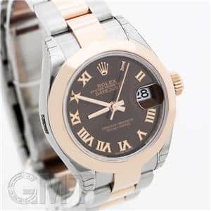 ROLEX ロレックス デイトジャスト 28 279161 ブラウンローマ オイスターブレス メイン