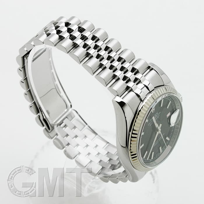 ロレックス 正規ジュビリーブレス 116234 中古)ROLEX ロレックス デイトジャスト 116234 ブラック ローマ