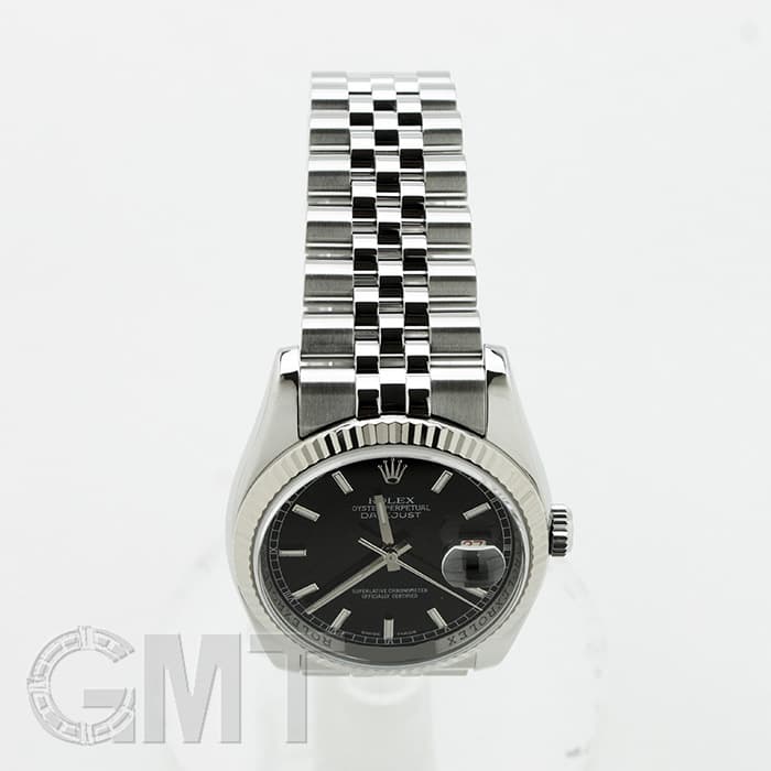 中古)ROLEX ロレックス デイトジャスト 116234 ブラック