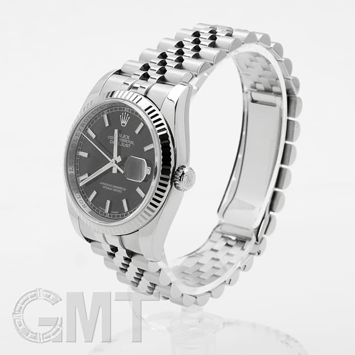 中古)ROLEX ロレックス デイトジャスト 116234 ブラック ジュビリー