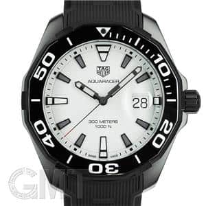 TAG HEUER タグ・ホイヤー アクアレーサー クォーツ 43MM ホワイト WAY108A.FT6141 メイン