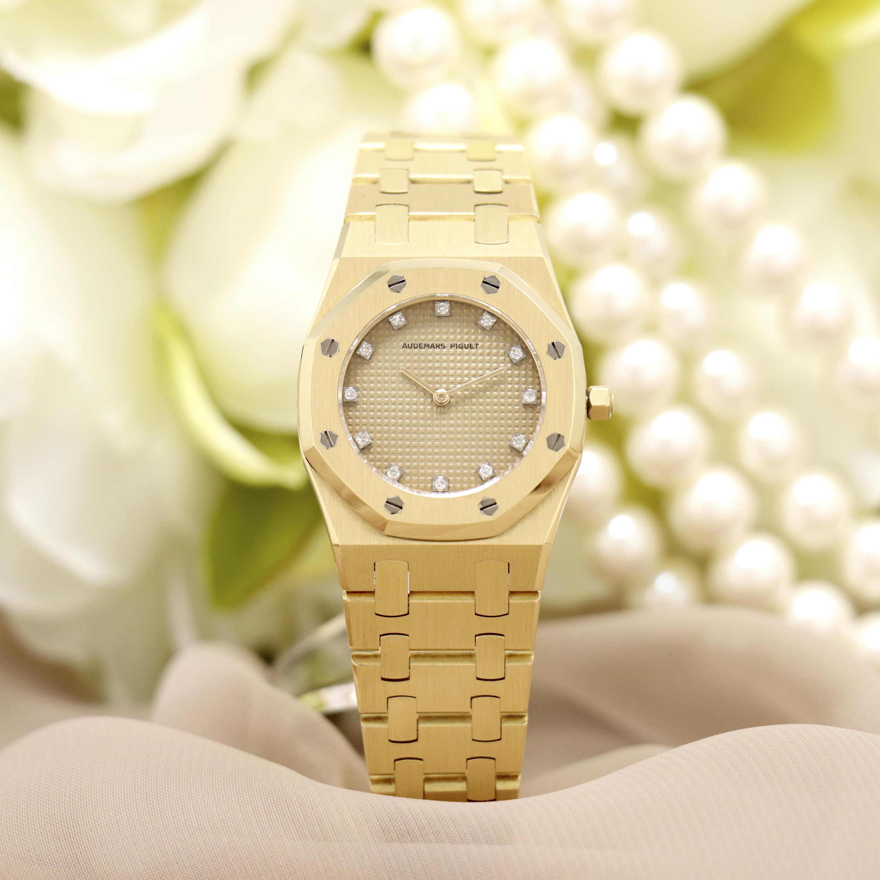 中古)AUDEMARS PIGUET オーデマ・ピゲ ロイヤルオーク レディ イエロー