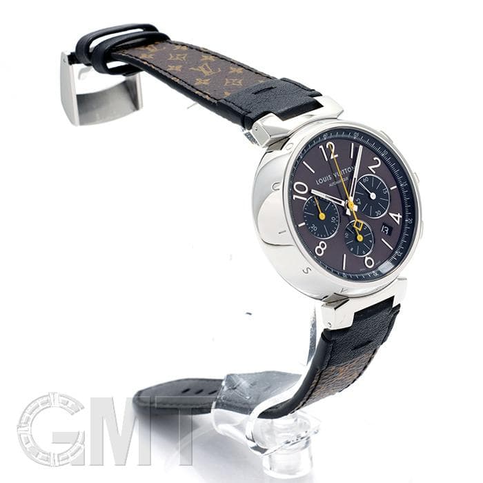 中古)LOUIS VUITTON ルイ・ヴィトン タンブール クロノグラフ Q112FZ