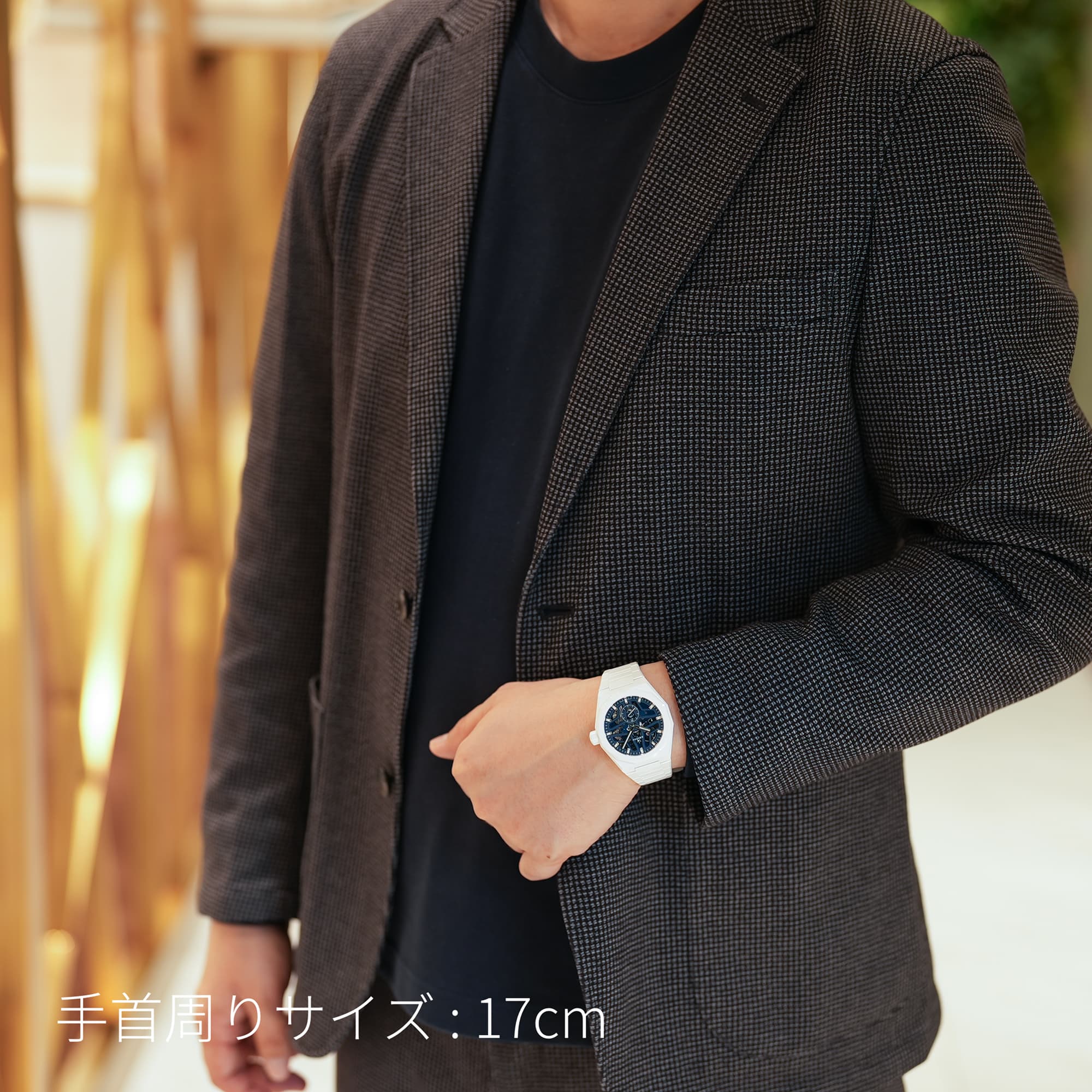 中古)ZENITH ゼニス デファイ スカイライン スケルトン セラミック