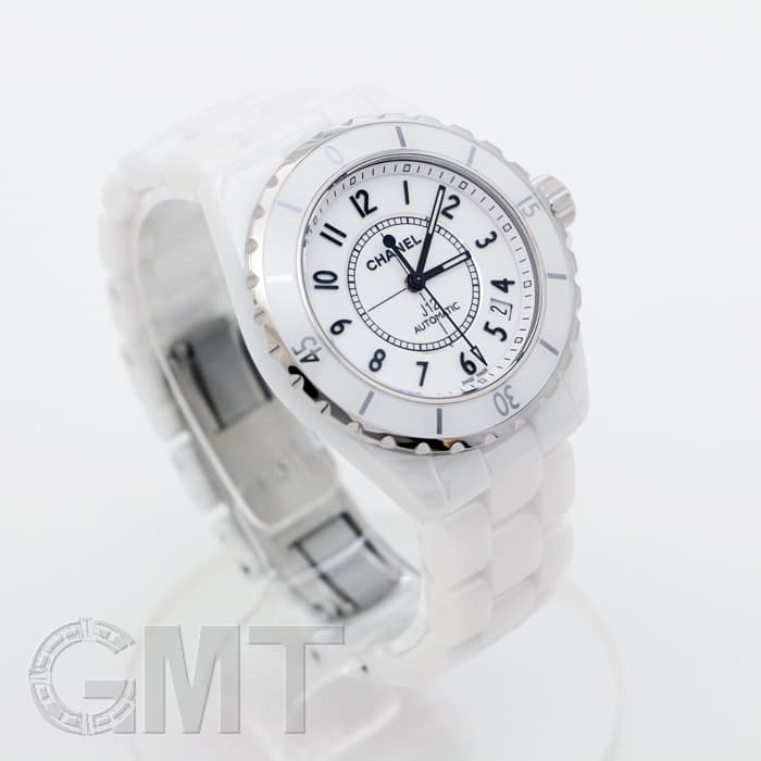 付属品完備 美品CHANEL シャネル J12 H0970 ホワイトセラミック 新品)CHANEL シャネル J12 H0970 ホワイトセラミック 38mm（商品ID