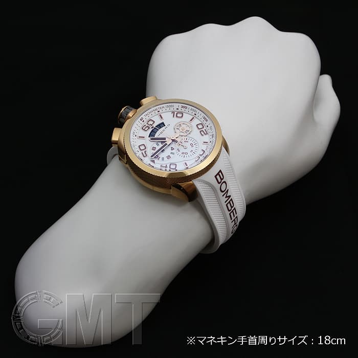 新品)BOMBERG ボンバーグ BOLT-68 ネオン ホワイト BS45CHPG.032.3 