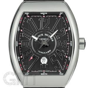 FRANCK MULLER フランク・ミュラー ヴァンガード V45SCDT ブラック レザー ホワイトステッチ メイン