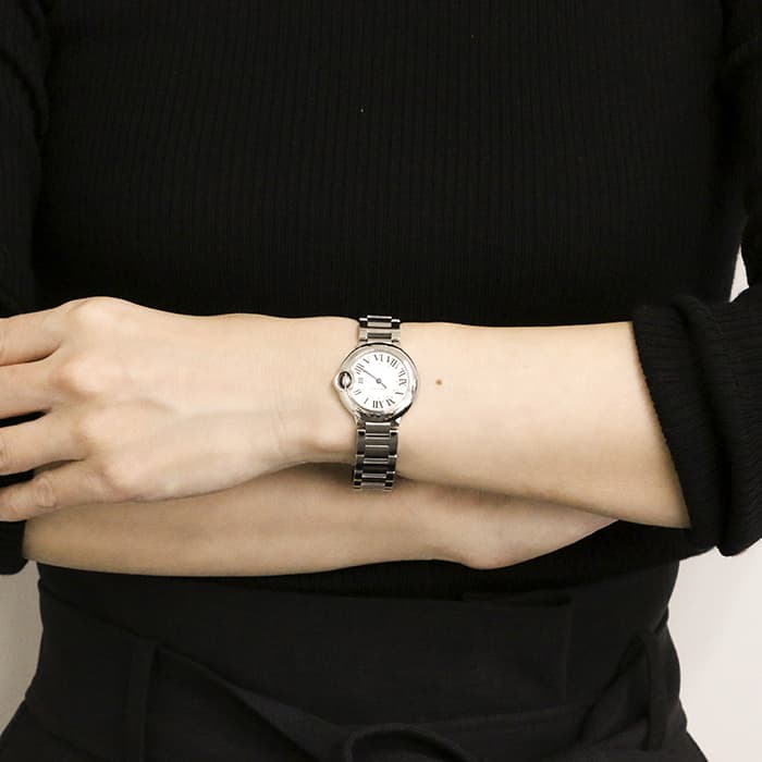 中古)CARTIER カルティエ バロンブルー SM W69010Z4（商品ID  