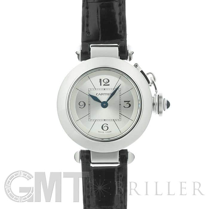 中古)CARTIER カルティエ ミスパシャ 27mm W3140025 シルバー（商品ID