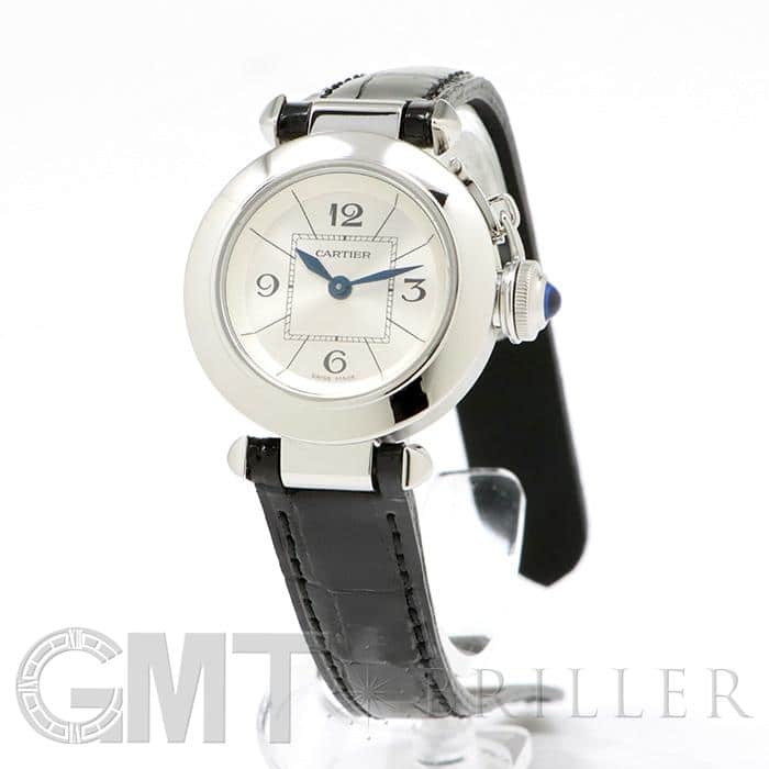 中古)CARTIER カルティエ ミスパシャ 27mm W3140025 シルバー（商品ID