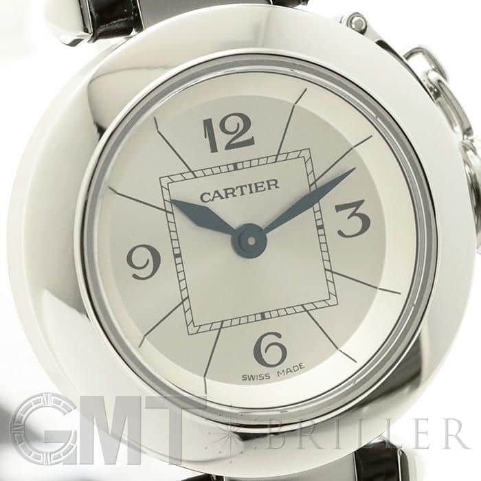 中古)CARTIER カルティエ ミスパシャ 27mm W3140025 シルバー（商品ID