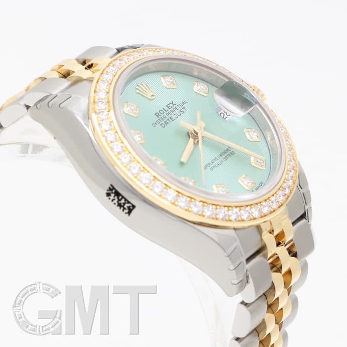 新品)ROLEX ロレックス デイトジャスト 28 279383RBR ミントグリーン 
