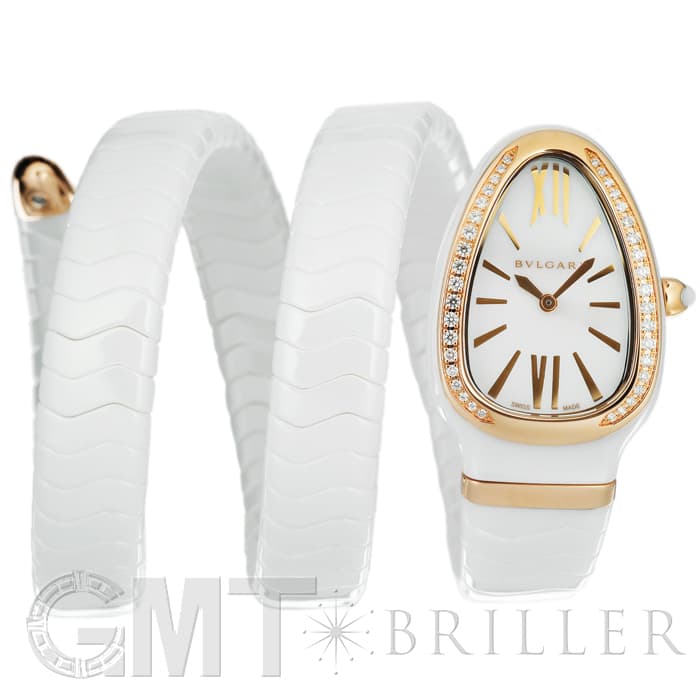 新品)BVLGARI ブルガリ セルペンティ SPC35WCGDWCG.2T ホワイト ダイヤ