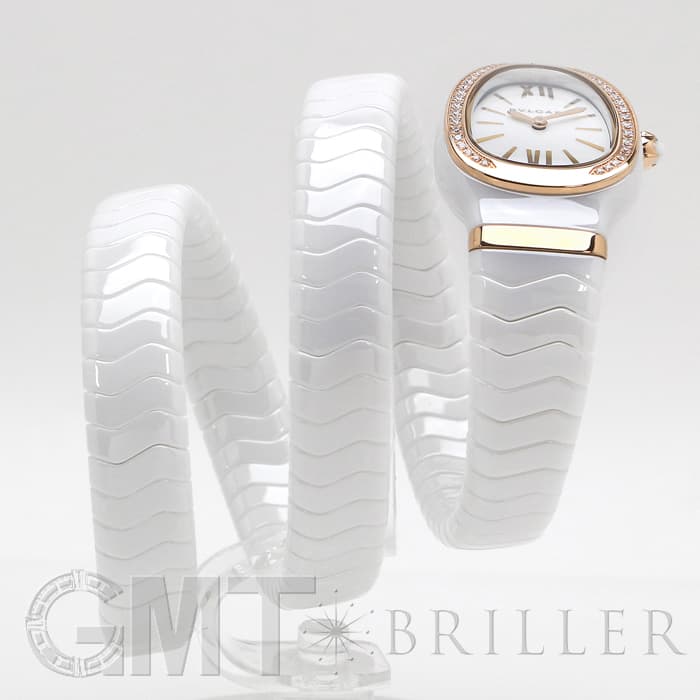 新品)BVLGARI ブルガリ セルペンティ SPC35WCGDWCG.2T ホワイト ダイヤ