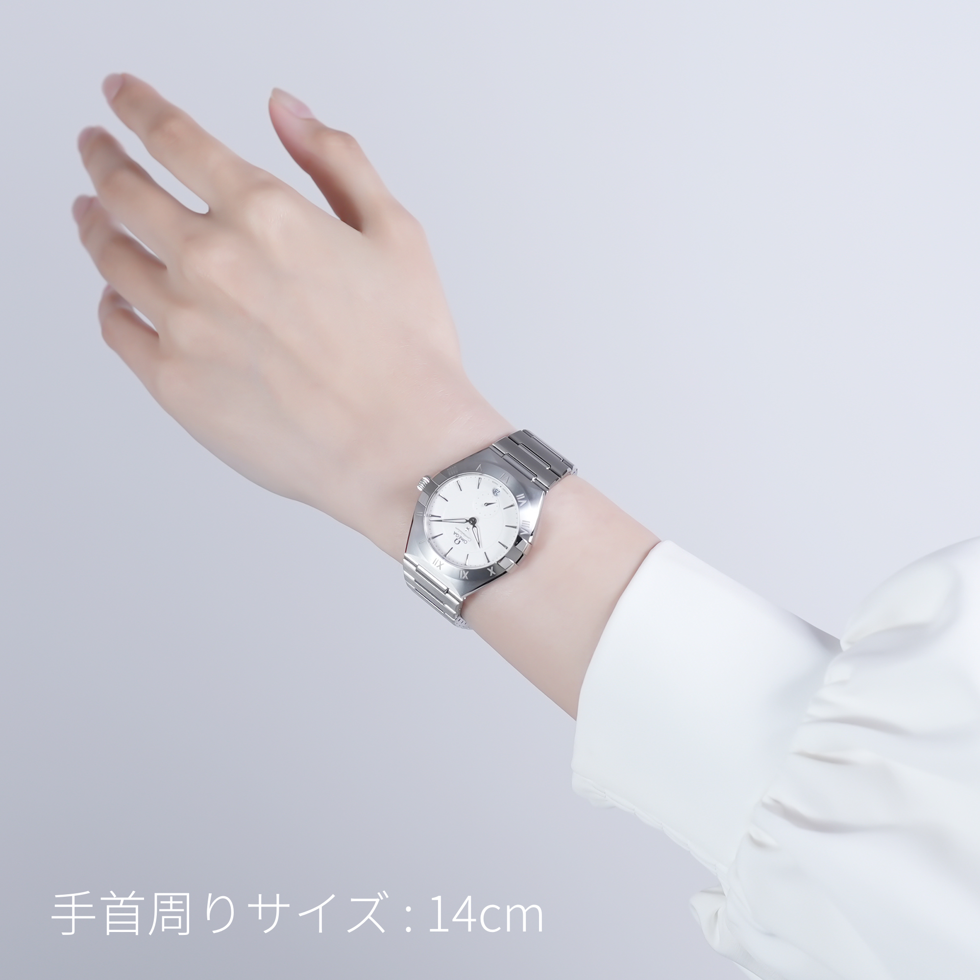 ✨OMEGA✨オメガ✨コンステレーション✨デイト✨ホワイト文字盤✨腕時計✨ 新品)OMEGA オメガ コンステレーション コーアクシャル マスタークロノ