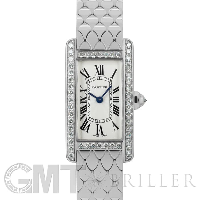 中古)CARTIER カルティエ タンク アメリカンSM WB710009 ホワイト