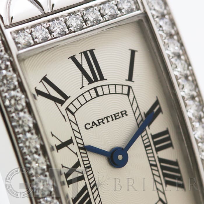 最終価格❗カルティエCartierタンクアメリカン　ホワイトゴールドSM 中古)CARTIER カルティエ タンク アメリカン SM ホワイトゴールド