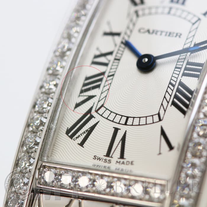 中古)CARTIER カルティエ タンク アメリカンSM WB710009 ホワイト