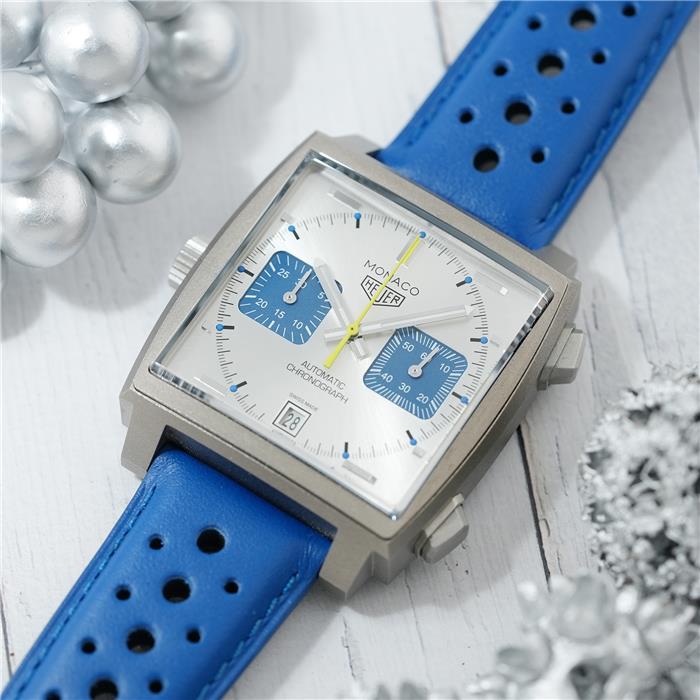 中古)TAG HEUER タグ・ホイヤー モナコ クロノグラフ レーシングブルー