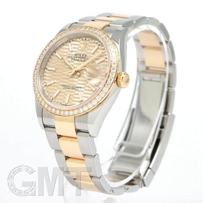 中古)ROLEX ロレックス デイトジャスト 36 126283RBR フルーテッド
