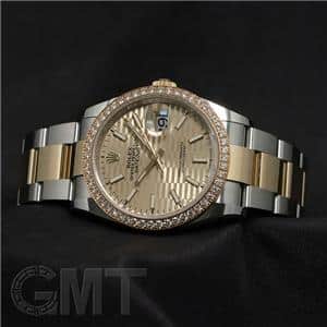 ROLEX ロレックス デイトジャスト 36 126283RBR フルーテッドシャンパン オイスターブレス メイン