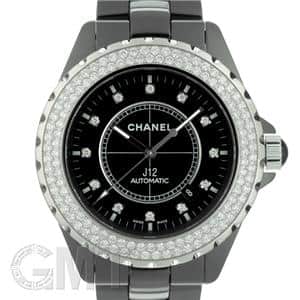 CHANEL シャネル J12 H2014 ブラックセラミック ベゼルダイヤ 42mm メイン