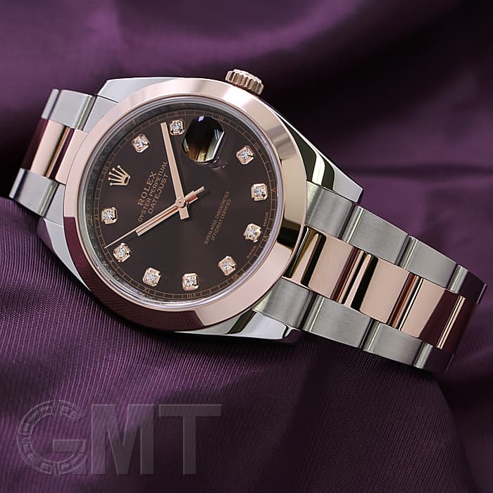 中古)ROLEX ロレックス デイトジャスト 41 126301G チョコレート