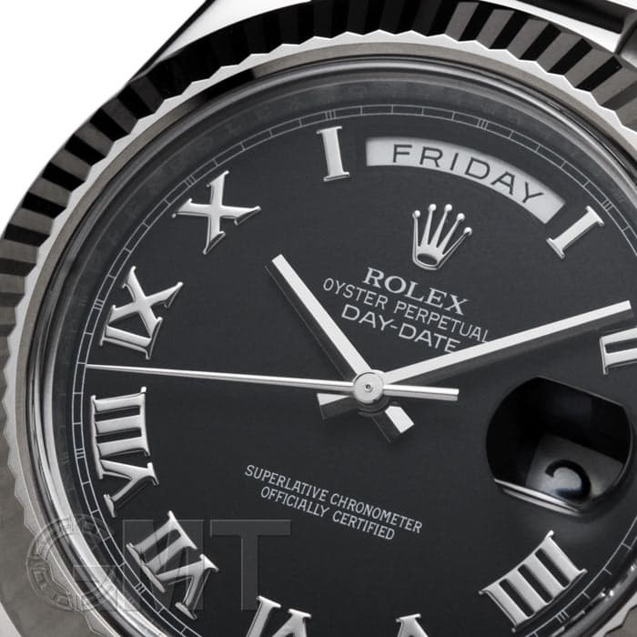 中古)ROLEX ロレックス デイデイトII Ref.218239 ブラック