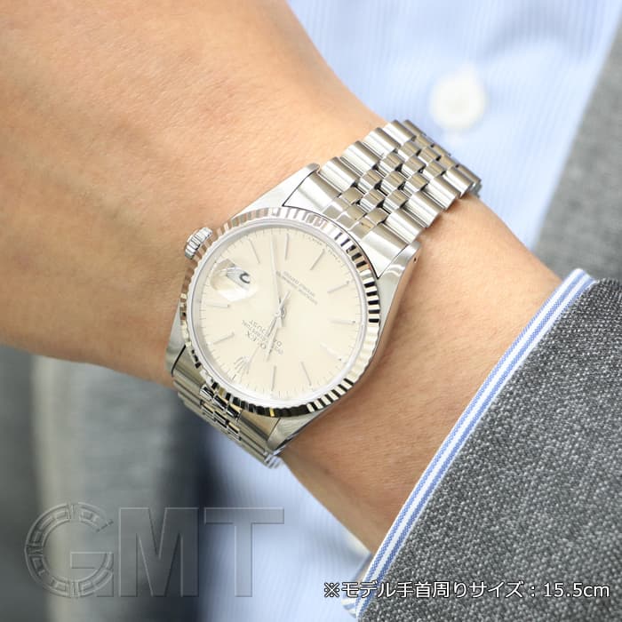 中古)ROLEX ロレックス デイトジャスト 16234 シルバー（商品ID