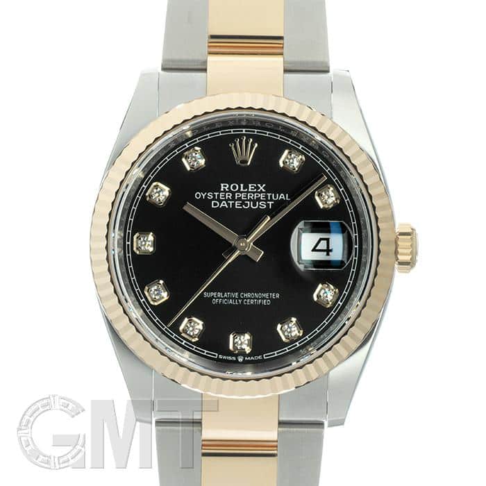 中古)ROLEX ロレックス デイトジャスト 36 126233G ブラック