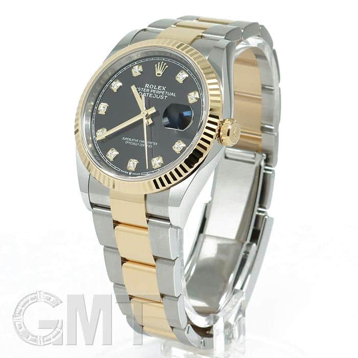 中古)ROLEX ロレックス デイトジャスト 36 126233G ブラック