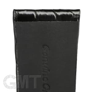 ウォッチアクセサリー 革バンド 【GMTオリジナル ストラップ】IWC用 クロコダイル　サイズ22ｍｍ-18ｍｍ　ブラック メイン