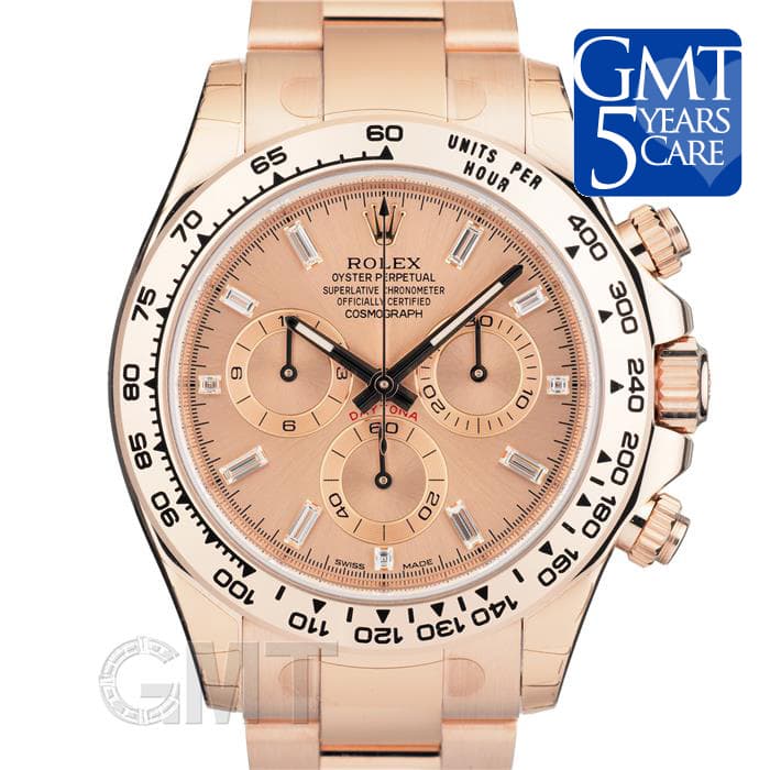ROLEX デイトナ ゴールド ピンク文字盤 ロレックス コスモグラフ デイトナ 40 mm エバーローズゴールド 116505