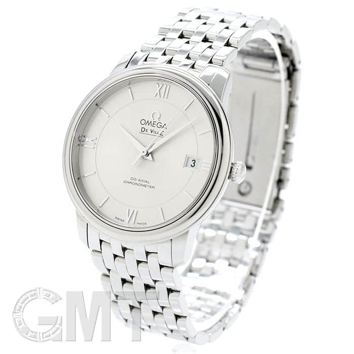 中古)OMEGA オメガ デ・ヴィル プレステージ コーアクシャル シルバー 