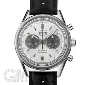 TAG HEUER タグ・ホイヤー カレラ Cal.18 クロノグラフ テレメーター グラスボックス 39mm CAR221A.FC6353 メイン