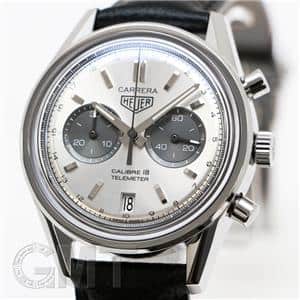 TAG HEUER タグ・ホイヤー カレラ Cal.18 クロノグラフ テレメーター グラスボックス 39mm CAR221A.FC6353 メイン