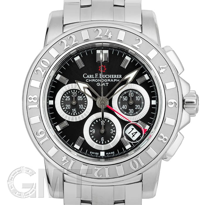 中古)CARL F. BUCHERER カール F. ブヘラ パトラビ パトラビ クロノGMT