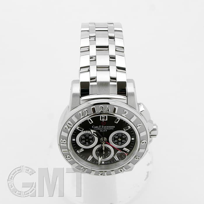 中古)CARL F. BUCHERER カール F. ブヘラ パトラビ パトラビ クロノGMT