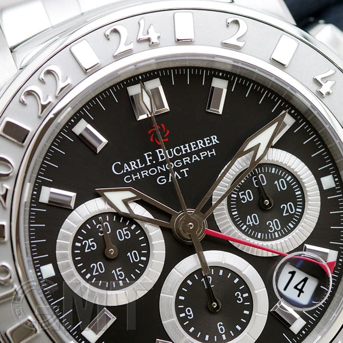 中古)CARL F. BUCHERER カール F. ブヘラ パトラビ パトラビ クロノGMT