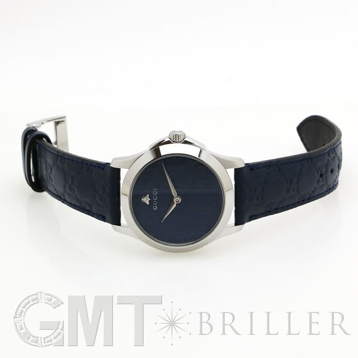 新品)GUCCI グッチ Gタイムレス YA1264032 グッチシグネチャー ブルー