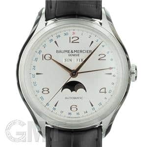 BAUME & MERCIER ボーム&メルシエ クリフトン ムーンフェイズ シルバー MOA10055 メイン