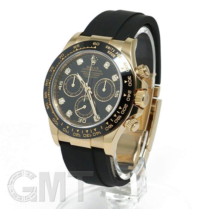 中古)ROLEX ロレックス デイトナ 116518LNG ブラック 8Pダイヤ（商品ID